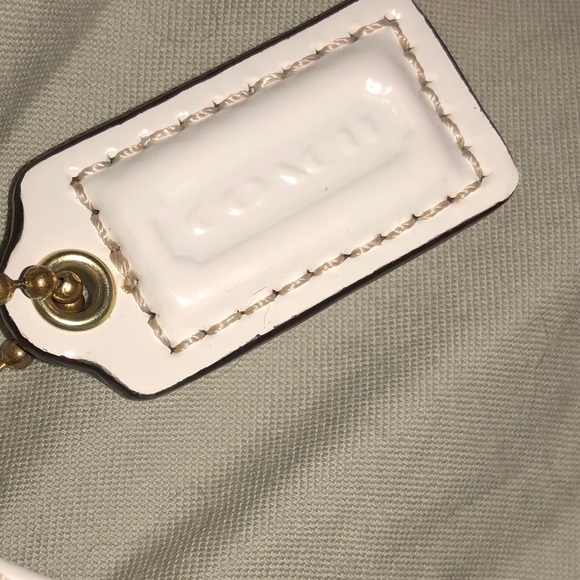 HOST PICK π Brown & White Coach Logo Wristlet - Picture 2 of 6